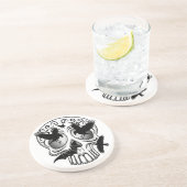 Skull Halloween Decorative Calaveras コースター (側面)