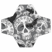 Skull Halloween Decorative Calaveras サッカーボール (フラット)