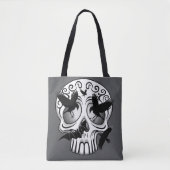 Skull Halloween Decorative Calaveras トートバッグ (正面)
