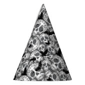 Skull Halloween Decorative Calaveras パーティーハット (左)