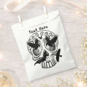 Skull Halloween Decorative Calaveras フェイバーバッグ (クリップ留めされた状態)