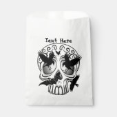 Skull Halloween Decorative Calaveras フェイバーバッグ (正面)