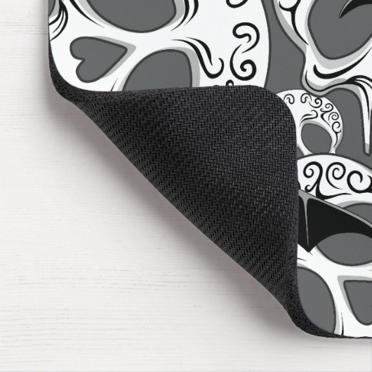 Skull Halloween Decorative Calaveras マウスパッド (コーナー)