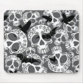 Skull Halloween Decorative Calaveras マウスパッド (正面)