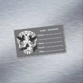 Skull Halloween Decorative Calaveras マグネット名刺 (インサイチュ)