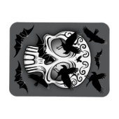 Skull Halloween Decorative Calaveras マグネット (横)