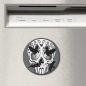Skull Halloween Decorative Calaveras マグネット (インサイチュ (食洗機))