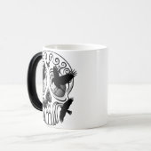 Skull Halloween Decorative Calaveras モーフィングマグカップ (正面左)