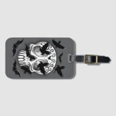 Skull Halloween Decorative Calaveras ラゲッジタグ (正面横)
