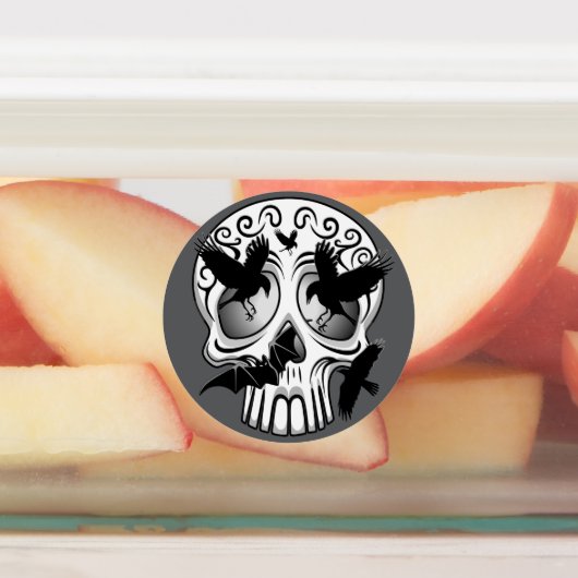 Skull Halloween Decorative Calaveras ラベル (貼付)