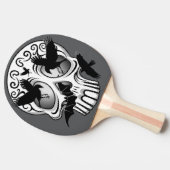Skull Halloween Decorative Calaveras 卓球ラケット (横)