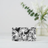 Skull Halloween Decorative Calaveras 名刺 (スタンド正面)