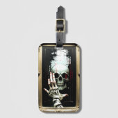 Skull in the mirror ラゲッジタグ (正面縦)