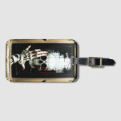 Skull in the mirror ラゲッジタグ (正面横)