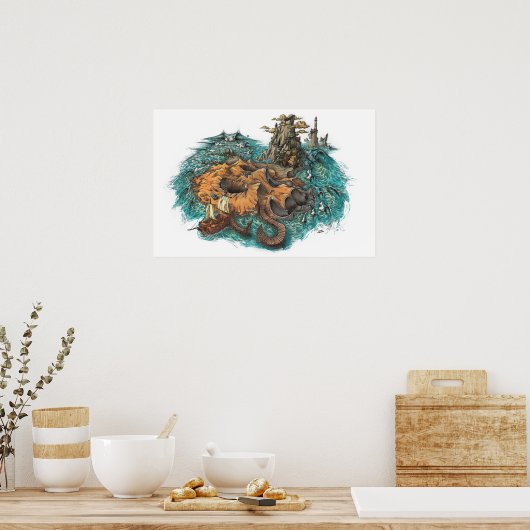 Skull Island ポスター (キッチン)