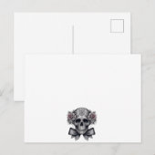 skull letter ポストカード (正面/裏面)