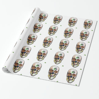 skull mexican ラッピングペーパー