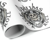 Skull Motorcycle ラッピングペーパー (ロールコーナー)