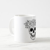Skull Mug コーヒーマグカップ (正面左)
