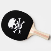 Skull n Bones Black ping pong paddle 卓球ラケット (横)