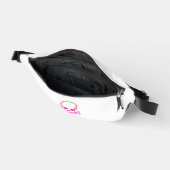 Skull n Bones neon white fanny pack ファニーパック (見開き)