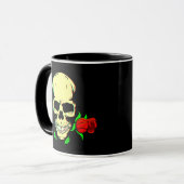 Skull N Roses 3D  マグカップ (正面左)