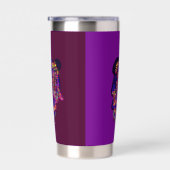 Skull of Flowers  保温保冷タンブラー (右面)