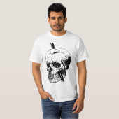 Skull of Phineas Gage With Tamping Iron Tシャツ (正面フル)