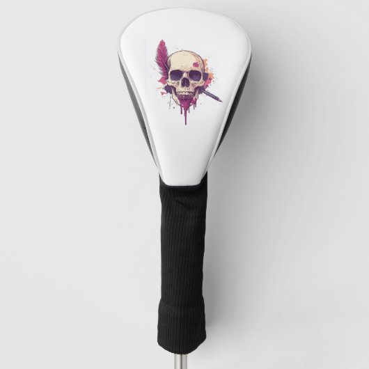 Skull of the Grim Poet ゴルフヘッドカバー (正面)