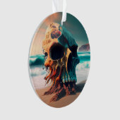 Skull on the Beach オーナメント (正面)