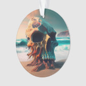 Skull on the Beach オーナメント (正面)