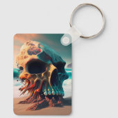 Skull on the beach キーホルダー (裏面)