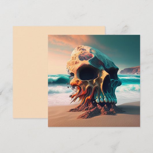 Skull on the Beach シーズンカード (正面/裏面)