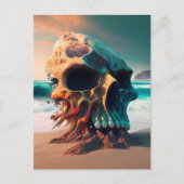 Skull on the beach シーズンポストカード (正面)