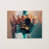 Skull on the beach ジグソーパズル (横)