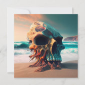 Skull on the beach セーブザデート (正面)