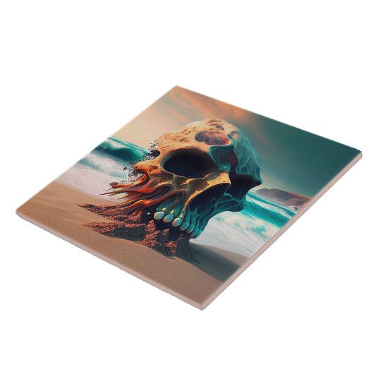 Skull on the Beach タイル (側面)