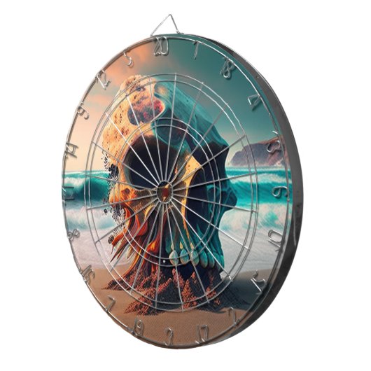 Skull on the beach ダーツボード (正面右)