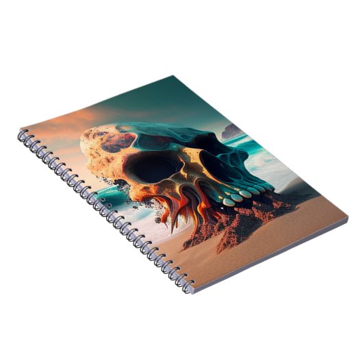 Skull on the Beach ノートブック (右側)