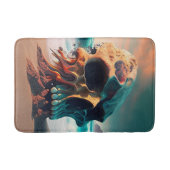 Skull on the beach バスマット (正面)