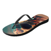 Skull on the beach ビーチサンダル (アングル)