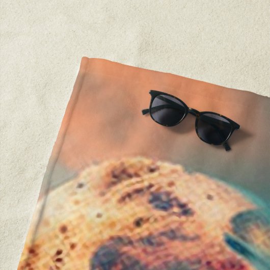 Skull on the Beach ビーチタオル (インサイチュ)