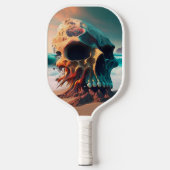 Skull on the beach ピックルボールラケット (正面)