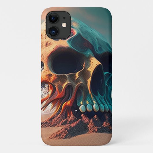 Skull on the Beach Case-Mate iPhoneケース (裏面)