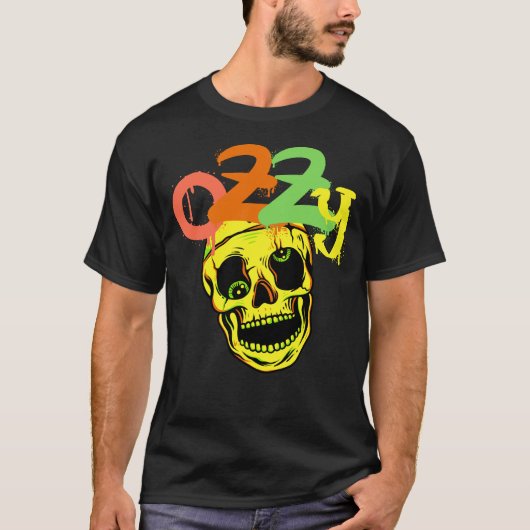 Skull Ozzy Osbourne T-Shirts Tシャツ (正面)