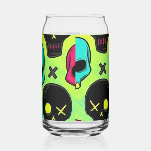 Skull Pattern ガラス缶 (右)
