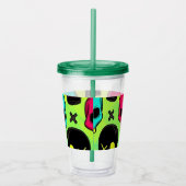 Skull Pattern Acrylic Tumbler アクリルタンブラー (右)