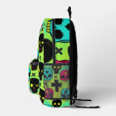 Skull Pattern Backpack プリントバックパック (右)