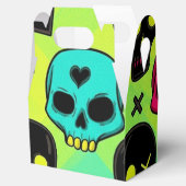 Skull Pattern Favor Box フェイバーボックス (オープン)
