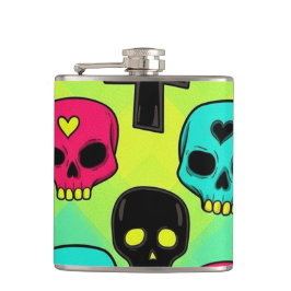 Skull Pattern Flask フラスク